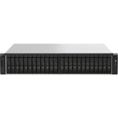 QNAP TS-h2490FU - 24-Bay All-Flash NAS, AMD EPYC 7302P, 256GB RDIMM DDR4, 4x25Gb SFP28, 2x2.5GbE, 4xNVMe U.2