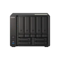 QNAP TS-h973AX - 9-Bay NAS - AMD Ryzen V1500B 2.2GHz, 8GB DDR4 SO-DIMM, SATA 6Gbps, U.2 NVMe