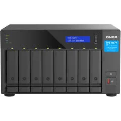 QNAP TVS-H874T-I9-64G - 8-Bay NAS - Intel Core i9-12900, 64GB DDR4, Thunderbolt 4, ZFS, Black