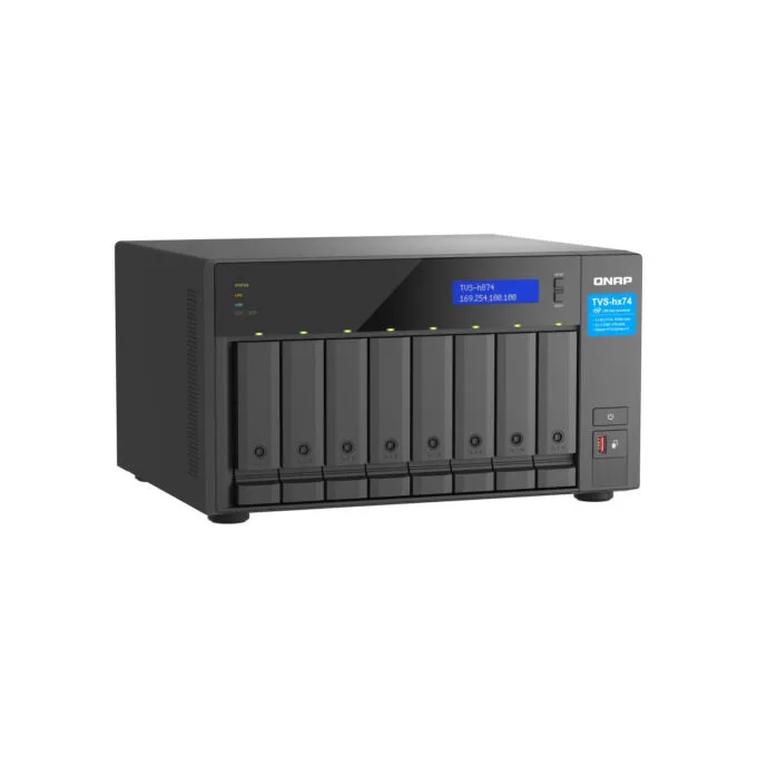 QNAP TVS-H874X-I9-64G - 8-bay QuTS hero NAS, Intel Core i9-12900, 64GB DDR4, Black — image 3