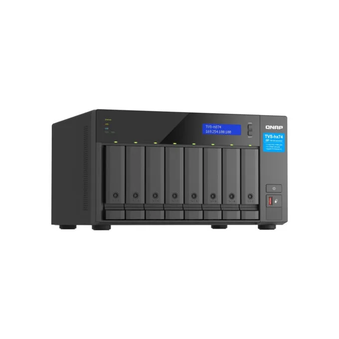 QNAP TVS-H874X-I9-64G - 8-bay QuTS hero NAS, Intel Core i9-12900, 64GB DDR4, Black — image 4