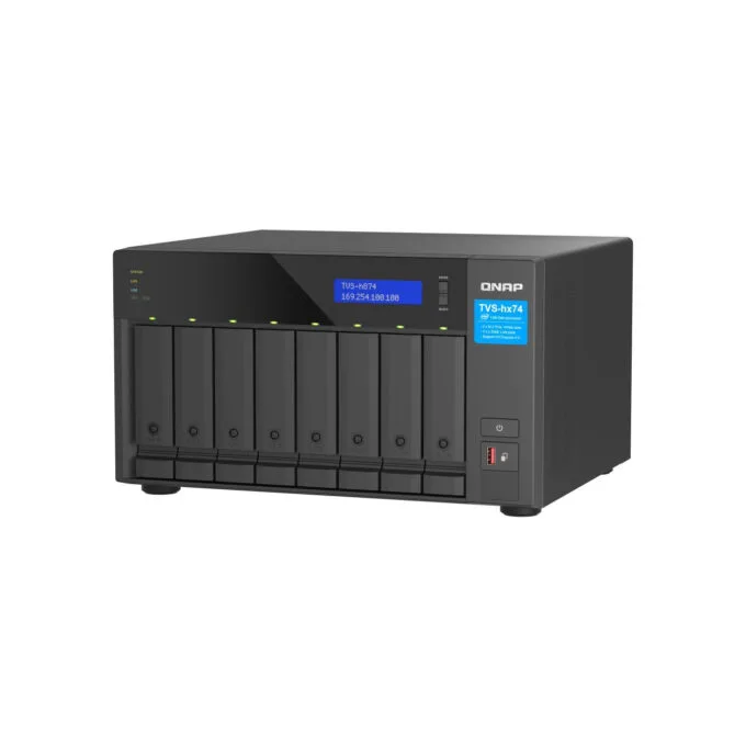 QNAP TVS-H874X-I9-64G - 8-bay QuTS hero NAS, Intel Core i9-12900, 64GB DDR4, Black — image 7