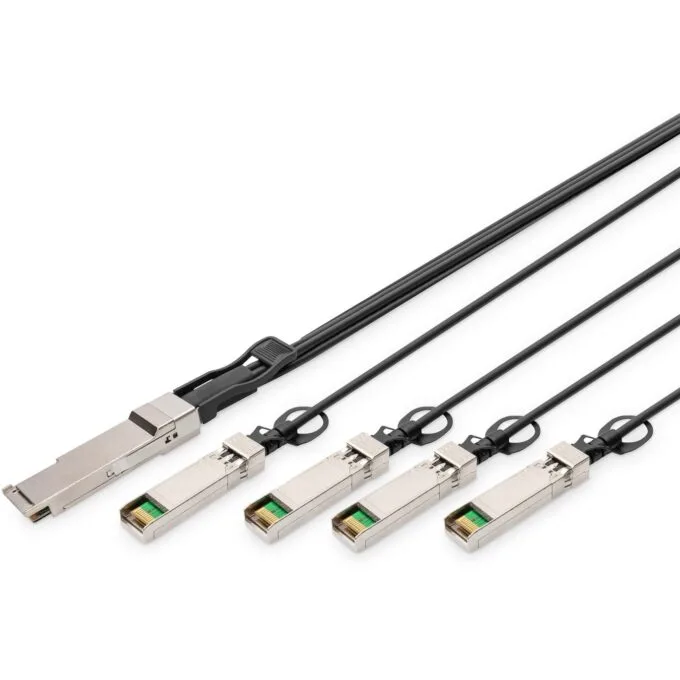 QSFP+ to 4xSFP+ 40G DAC Cable - 3.0 m - Black — image 1
