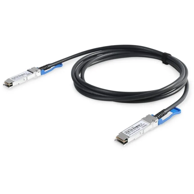 QSFP28 DAC 100G Cable 2.0m Black/Silver — image 1