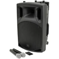 QTX Portable PA - QX12PA-Plus - Portable PA 12'' BT USB UHF Mic