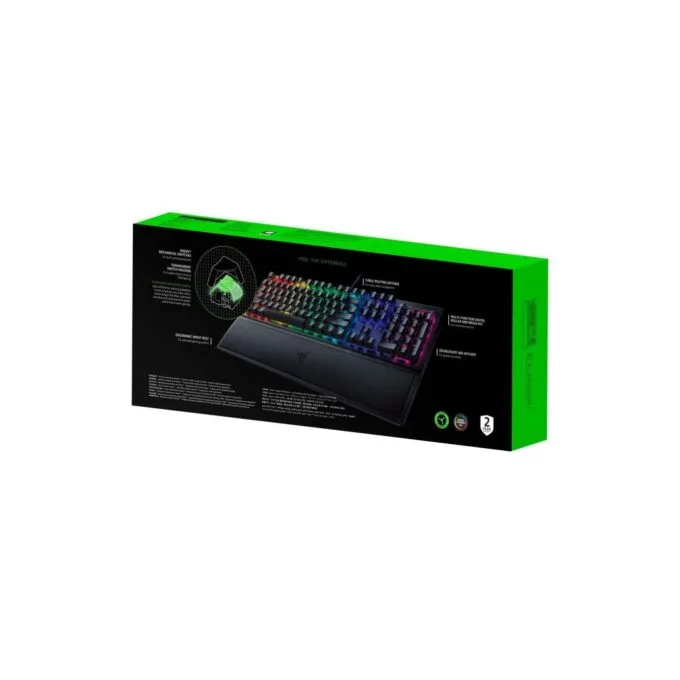 Razer BlackWidow V3 Mechanical Keyboard - Green Switch, GR Layout, Wrist Rest — image 4
