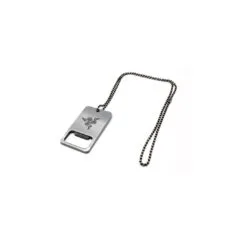 Razer Bottle Opener - Stainless Steel Dog Tag with Chain - Gamer Gift