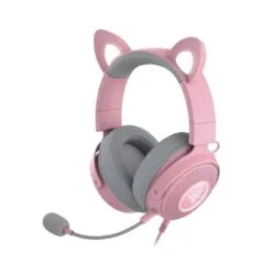 Razer KRAKEN KITTY V2 PRO - Quartz - RGB - USB 7.1 Gaming Headset - Kitty, Bear, Bunny Ears
