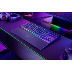 Razer Ornata V3 - V3 - Tenkeyless, German QWERTZ, Wired USB, RGB Mecha-membrane, Black
