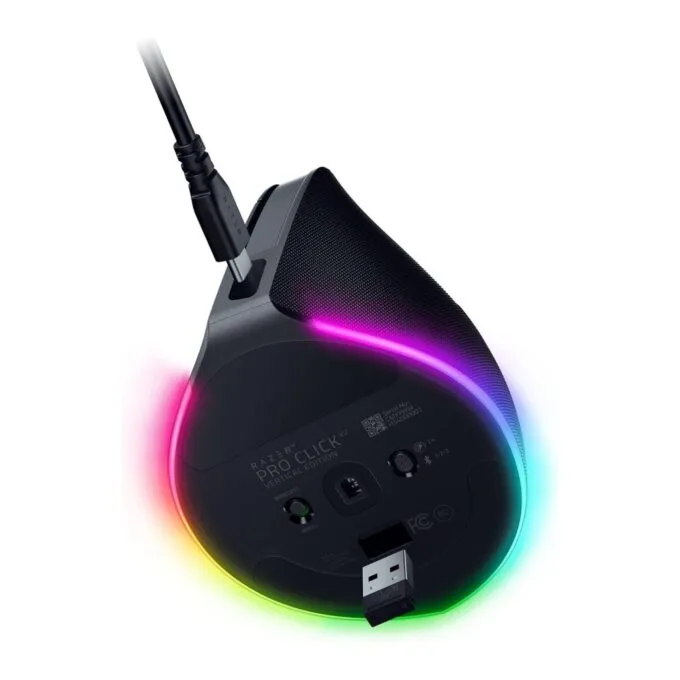 Razer Pro Click V2 Vertical - Wireless Ergonomic Mouse - 30K DPI — image 4