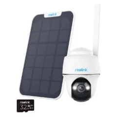 Reolink 5MP PTZ (GO PT Plus) Outdoor Battery Camera Bundle Includes Solar Panel + 32GB SD - G430 - 5MP PTZ (GO PT Plus) Outdoor