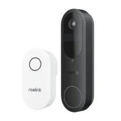 Reolink BP Battery Video Doorbell 4MP - D340B - Black with Chime and 64GB MicroSD