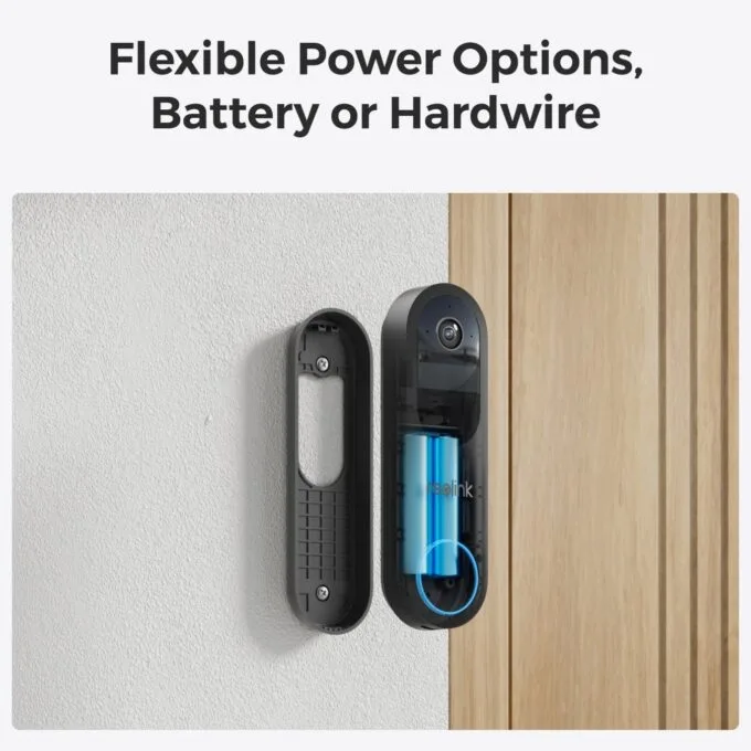 Reolink BP Battery Video Doorbell 4MP - D340B - Black with Chime and 64GB MicroSD — image 6