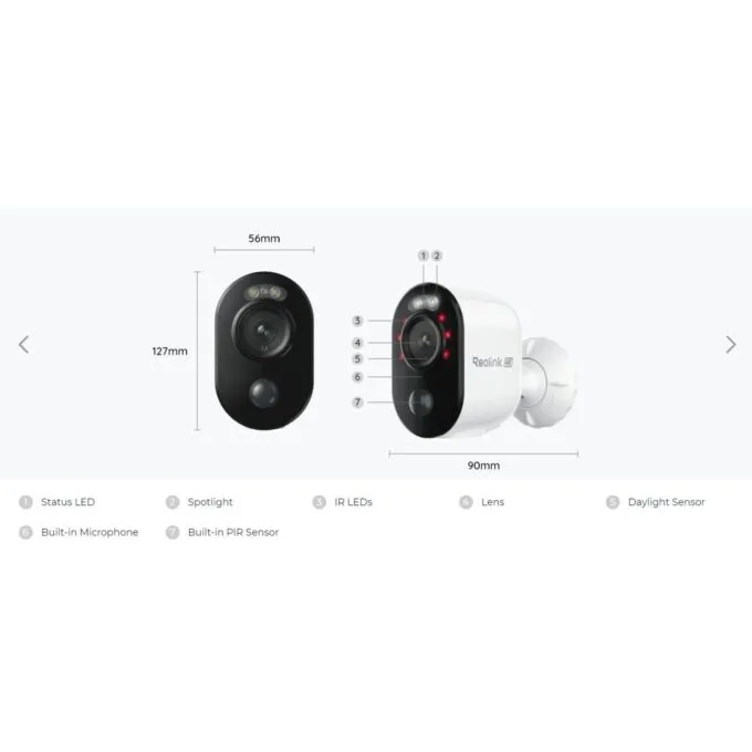 Reolink HUB Home Hub Kit - B350 - 2x Argus Series + Solar Panel 2 — image 4
