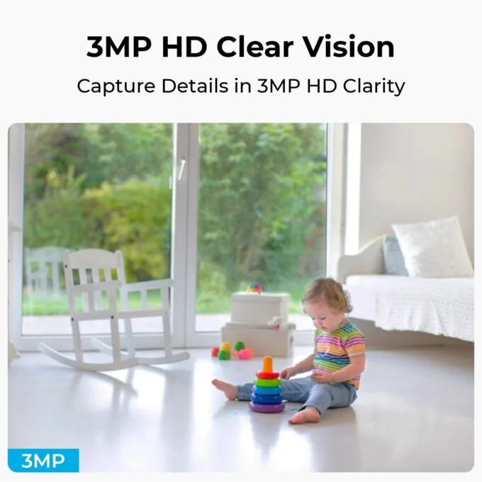 Reolink WIFI Indoor PTZ Camera 3MP - E321 - White — image 2