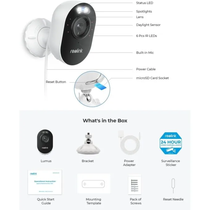 Reolink WIFI Outdoor Camera - 4MP LUMUS — image 8