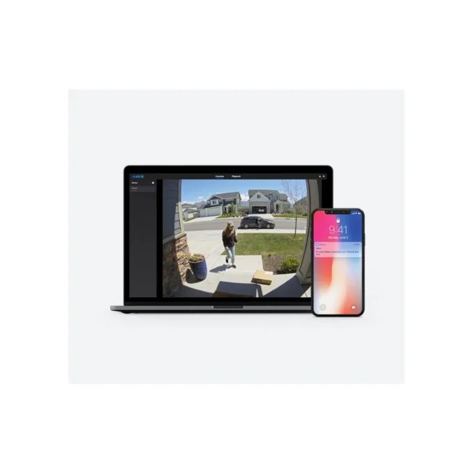 Reolink WIFI Video Doorbell - D340W - 5MP Black — image 3