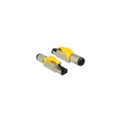 RJ-45 connector can be field assembled Cat.6a