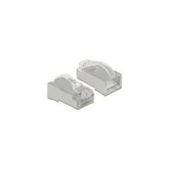 RJ-45 Crimp+Cut+Curve Plug Cat6 STP