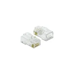 RJ-45 Crimp+Cut+Curve plug - Cat.6 UTP, socket