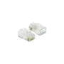 RJ-45 Crimp+Cut+Curve plug - Cat.6 UTP, socket