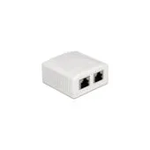 RJ-45 Junction Box - 2 Port Cat.6a LSA