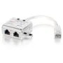RJ45 Equip Splitter 2xBU ST