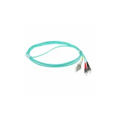RL7605 5m FIBER PATCH CABLE LC AND ST CONNECTORS MULTIMODE OM3 50 125 DUPLEX LSZH ACT