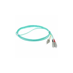 RL8605 5m FIBER PATCH CABLE LC AND SC CONNECTORS MULTIMODE OM3 50 125 DUPLEX LSZH ACT