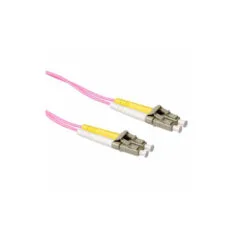 RL9703 3m FIBER PATCH CABLE LC LC CONNECTORS MULTIMODE OM4 50 125 DUPLEX LSZH ACT