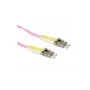 RL9705 5m FIBER PATCH CABLE LC LC CONNECTORS MULTIMODE OM4 50 125 DUPLEX LSZH ACT