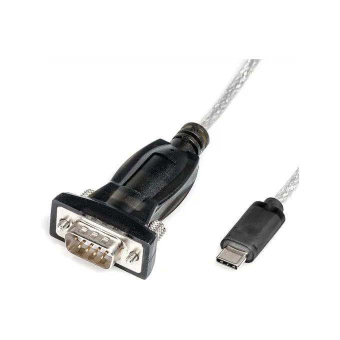 ROLINE Konverterkabel USB C-RS232 DB9 1.8m — image 2