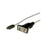 ROLINE Konverterkabel USB C-RS232 DB9 1.8m