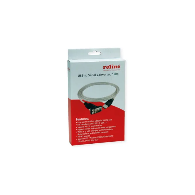 ROLINE KONV.KABEL USB ZU RS232.1.8M — image 2