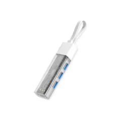 ROLINE Mobiler USB 3.2 Gen 1 Hub. 4fach. Typ A+C Anschlusskabel