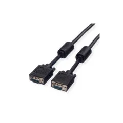 ROLINE Monitor-Kabel mit Ferritkern+DDC HD15 ST-ST 3m