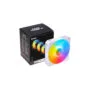 SAMA YH-120I4 White 4-in-1 120mm ARGB Reverse Blade Case Fan Kit