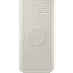 Samsung 10,000 mAh Power Bank - EB-U2510XUEGEU - 25W PD, Wireless Charging, Beige