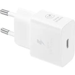 Samsung 25W USB-C Fast Charger - EP-T2510 - 1m Cable, White, PPS Super Fast Charging