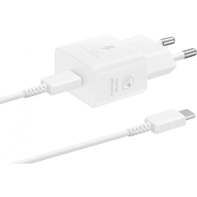 Samsung 25W USB-C Fast Charger - EP-T2510 - 1m Cable, White, PPS Super Fast Charging — image 4