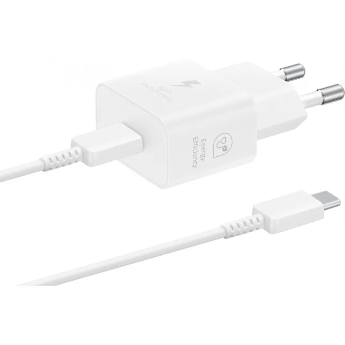 Samsung 25W USB-C Fast Charger - EP-T2510 - 1m Cable, White, PPS Super Fast Charging — image 8