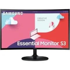 Samsung 27-inch C27F364EAU Full HD Curved Monitor - 1080p 75Hz 4ms VA - Black