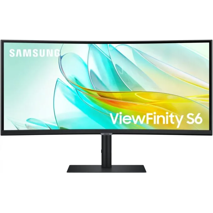 Samsung 34" UWQHD ViewFinity S34C652UAU 3440x1440 100Hz Curved Monitor — image 1