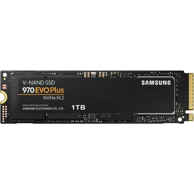 Samsung 970 EVO Plus - 1TB M.2 2280 NVMe PCIe Gen3 x4 (Phoenix) - Up to 3500/3300 MB/s — image 1