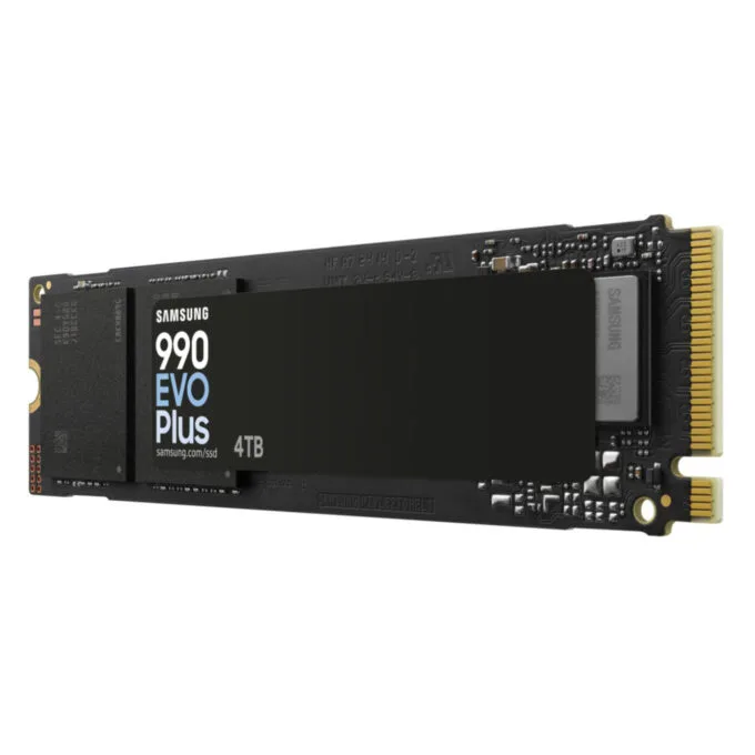 Samsung 990 EVO Plus 4TB M.2 2280 NVMe SSD - PCIe 4.0x4 7250/6300 MB/s MZ-V9S4T0BW — image 3