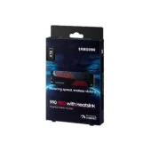 Samsung 990 PRO 4TB M.2 2280 NVMe SSD with Heatsink - PCIe 4.0 x4 7450 MB/s - MZ-V9P4T0CW
