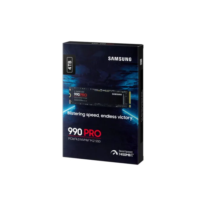 Samsung 990 PRO 4TB M.2 NVMe SSD - PCIe 4.0 x4 7450 MB/s - MZ-V9P4T0BW — image 2