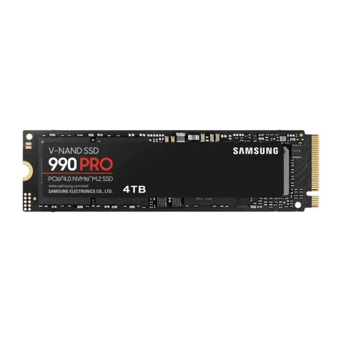 Samsung 990 PRO 4TB M.2 NVMe SSD - PCIe 4.0 x4 7450 MB/s - MZ-V9P4T0BW — image 4