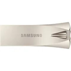 Samsung Bar Plus - MUF-64BE - 64GB Silver USB 3.2 Gen1 (USB 3.1) Type-A, 300MB/s, Capless