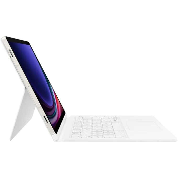Samsung Book Cover Keyboard for Galaxy Tab S9 FE - White — image 9